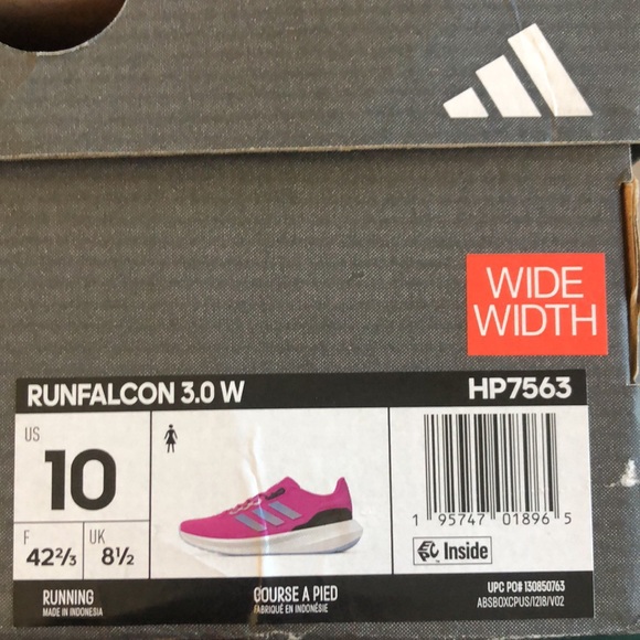 NIB adidas Runfalcon 3.0 Running Shoe - Women's - sz 10 WIDE - Picture 9 of 9